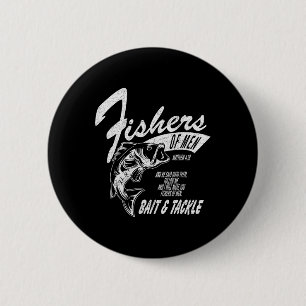 Fischer von Männern Grafisches T-Shirt - Inspirier Button