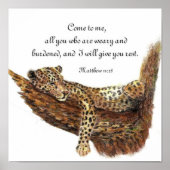 Fischer von Männern, Schrift, Inspiration, Leopard Poster (Vorne)