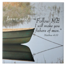 Fischer von Men Scripture Keramik Tile