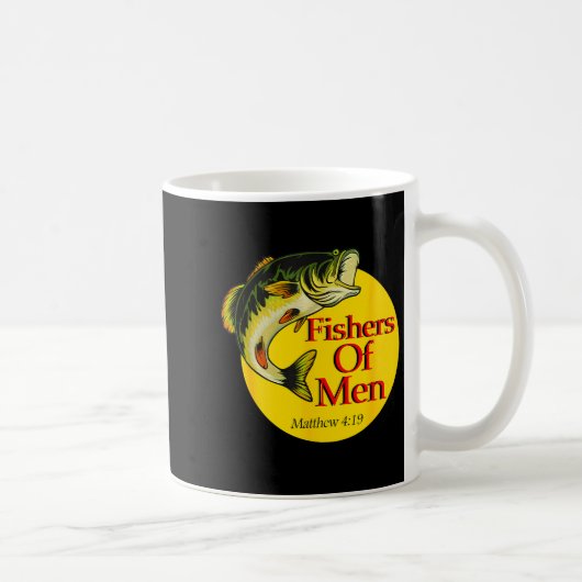 Fischer von Menschen christlich Matthäus 4-19 Bibe Kaffeetasse (Rechts)