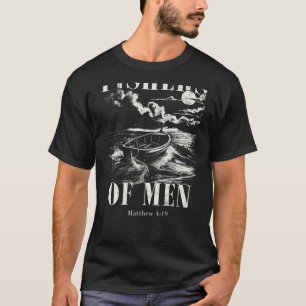 Fischer von Menschen Christlicher Bibelvers Vintag T-Shirt
