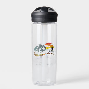 Fischer von Menschen Trinkflasche
