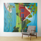 Fischer Wandteppich (Beispiel (Horizontal))