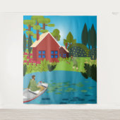 Fischer Wandteppich (Vorderseite)