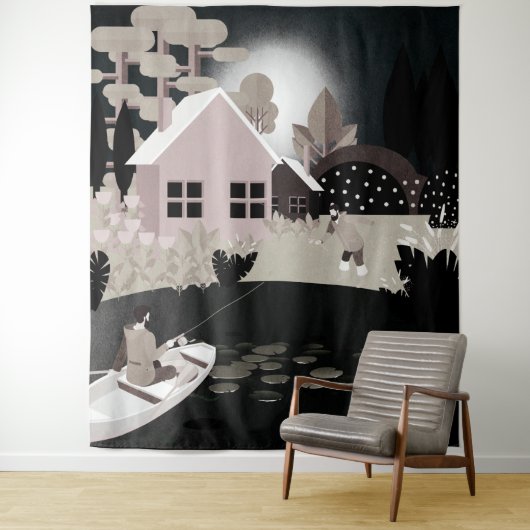 Fischer Wandteppich (Beispiel)