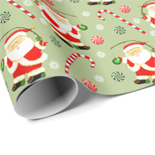 Fischer Weihnachten Geschenkpapier
