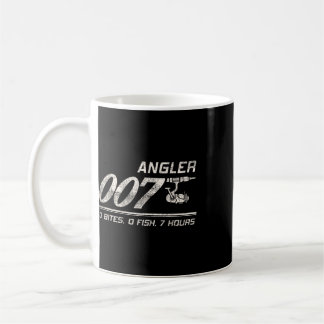 Fischer-Witz Vater Opa Angler 007 Lustig Fischen Kaffeetasse
