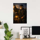 Fischer Wohnzimmer Wandkunst Poster (Heimbüro)