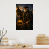 Fischer Wohnzimmer Wandkunst Poster (Küche)