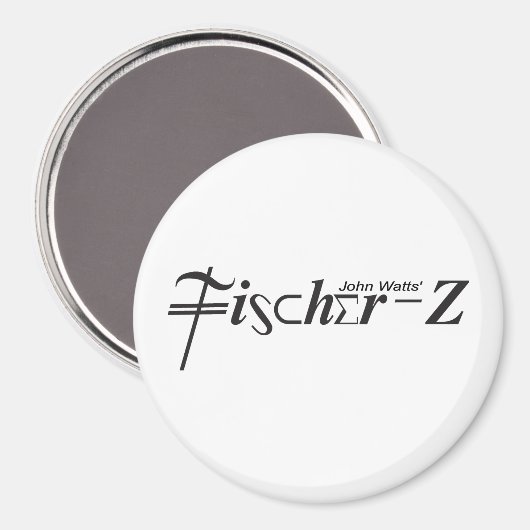 Fischer-Z Magnet (Vorderseite/Rückseite)