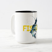 Fischer Zweifarbige Tasse (Vorderseite Links)