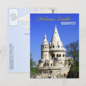 Fischerbastei, Burgbezirk, Budapest Postkarte (Vorne/Hinten)