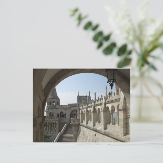 Fischerbastei Postkarte (Stehend Vorderseite)