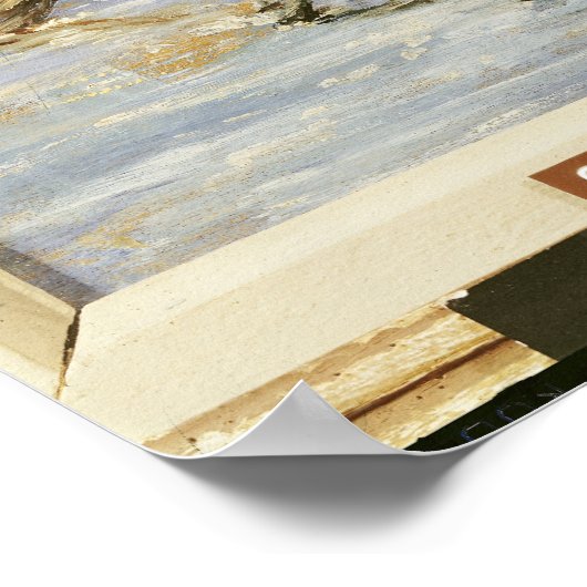 Fischerboot, 1881 poster (Ecke)