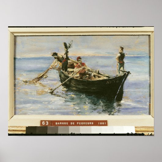 Fischerboot, 1881 poster (Vorne)