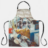 Fischerboot an der Mittelmeerküste Schürze (Vorderseite)