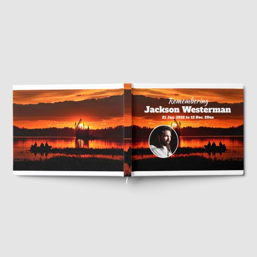 Fischerboot an der Seepromenade Gästebuch (Voll)