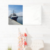 Fischerboot auf Ankerplätzen Banner (Insitu)