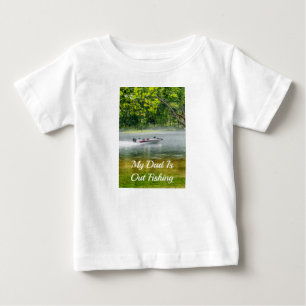 Fischerboot auf dem Baby-T - Shirt bewegen