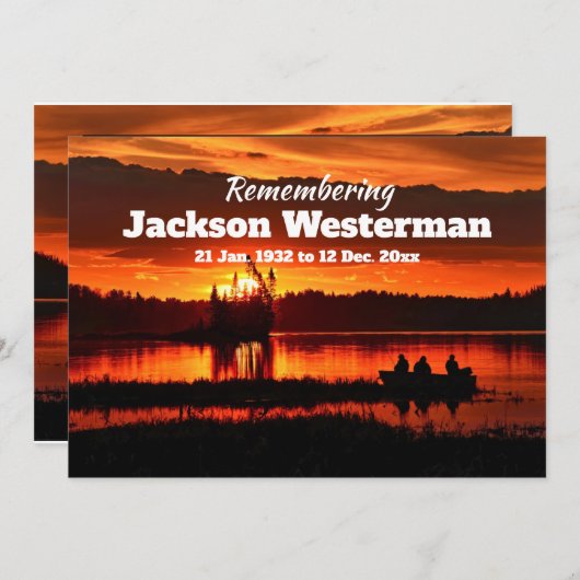 Fischerboot auf Einladung zur Begehung des Sees (Vorne/Hinten)