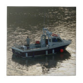 Fischerboot, Cardiff Bay Fliese (Vorderseite)