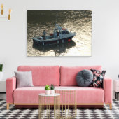 Fischerboot, Cardiff Bay Leinwanddruck (Insitu (Wohnzimmer))