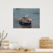 Fischerboot, Cardiff Bay, Poster (Küche)