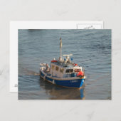 Fischerboot, Cardiff Bay Postkarte (Vorne/Hinten)