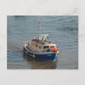 Fischerboot, Cardiff Bay Postkarte (Vorderseite)