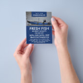 Fischerboot, Fischer/Ehefrau, Fischmarkt Flyer (Gruppe)