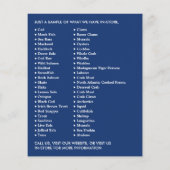 Fischerboot, Fischer/Ehefrau, Fischmarkt Flyer (Hinten)