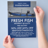 Fischerboot, Fischer/Ehefrau, Fischmarkt Flyer (Hand)