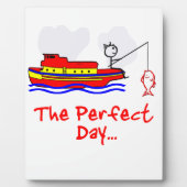 Fischerboot Fotoplatte (Vorderseite)