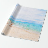 Fischerboot für Wasserfarben Geschenkpapier (Ungerollt)