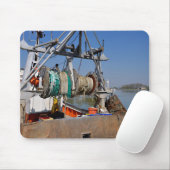 Fischerboot im Hafen von Honfleur in Frankreich Mousepad (Mit Mouse)