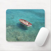 Fischerboot im klaren, bunten Wasser, Mani Mousepad (Mit Mouse)