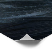 Fischerboot im Sturmwetter Surrealist Poster (Ecke)