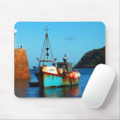 Fischerboot in Bonne Nuit, Jersey Mousepad (Mit Mouse)