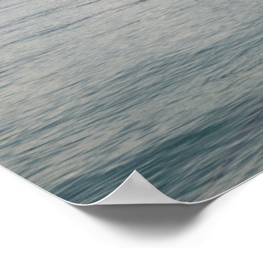 Fischerboot in der malerischen Bucht Poster (Ecke)