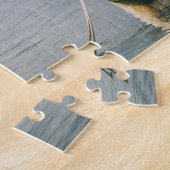 Fischerboot in der malerischen Bucht Puzzle (Seite)