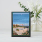 Fischerboot in der Nähe des Horizonts Postkarte (Stehend Vorderseite)