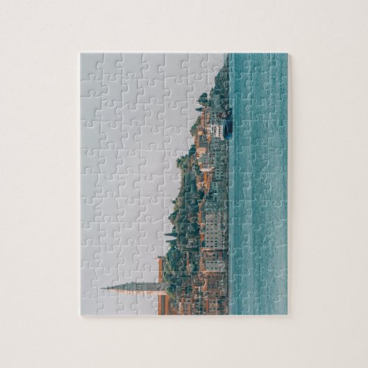 Fischerboot in der Nähe von Rovinj Kroatien Puzzle (Vertikal)