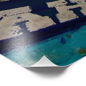 Fischerboot in Essaouira, Marokko Fotodruck (Ecke)