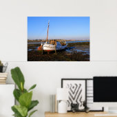 Fischerboot in Guernsey Poster (Heimbüro)