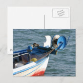 Fischerboot in Katakolon Griechenland Postkarte (Vorne/Hinten)