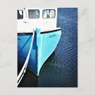 Fischerboot in Peggy's Cove Postkarte