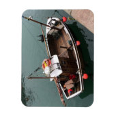 Fischerboot in Portpatrick Harbour, Wigtownshire Magnet (Vertikal)