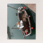 Fischerboot in Portpatrick Harbour, Wigtownshire Puzzle (Vertikal)
