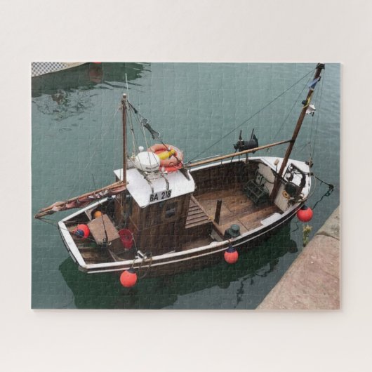 Fischerboot in Portpatrick Harbour, Wigtownshire Puzzle (Horizontal)
