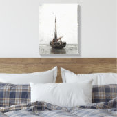 Fischerboot Jacob Maris Landschaft Leinwanddruck (Insitu (Schlafzimmer))